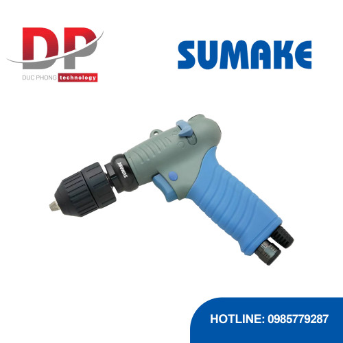 Máy khoan hơi dạng súng, truyền động trực tiếp, đầu kẹp không chìa 3/8 inch, Sumake, CDD39