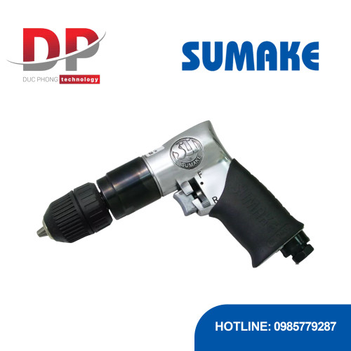 Máy khoan hơi đảo chiều chuyên nghiệp, đầu kẹp 3/8 inch, Sumake ST-4431 Series
