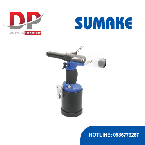 Máy rút đinh tán hơi thủy lực có hút chân không, hành trình dài Sumake ST-66166V 1/4 inch