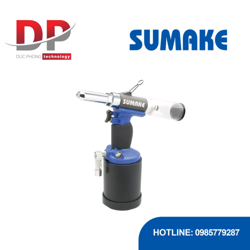 Máy rút đinh tán hơi thủy lực hành trình dài có hút chân không Sumake ST-66167V 5/16 inch