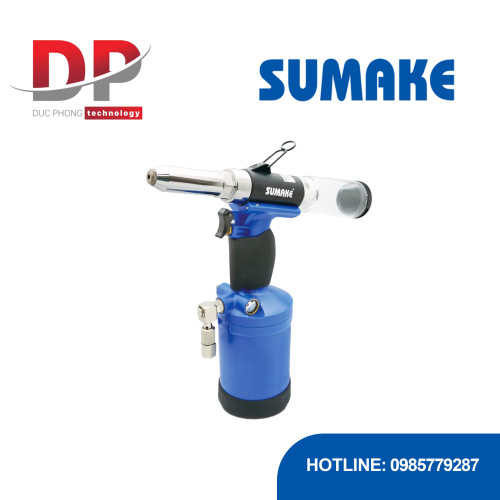 Máy rút đinh tán hơi thủy lực có hút chân không Sumake ST-66192V 1/4 inch