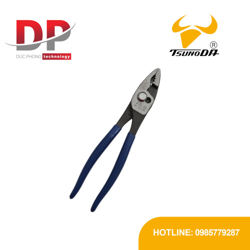 Kìm cá sấu mỏ dài loại mỏng Tsunoda S-PL-200XG 8 inch