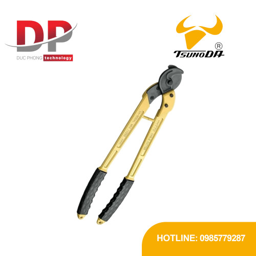 Kìm cắt cáp tay cầm bằng nhôm nhẹ Tsunoda CA-600AL Nhật Bản