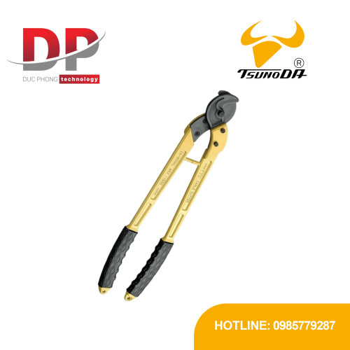 Kìm cắt cáp tay cầm bằng nhôm nhẹ Tsunoda CA-800AL Nhật Bản