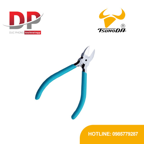 Kìm cắt nhựa lưỡi phẳng Tsunoda PN-115F 118mm