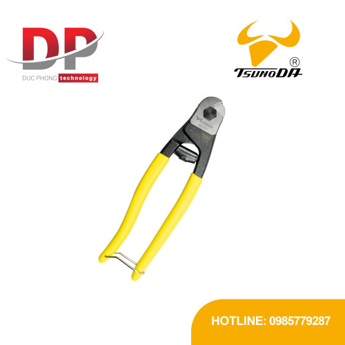 Kìm cộng lực cắt cáp Tsunoda WC-200 8 inch, cắt phi10 mm cáp đồng nhôm