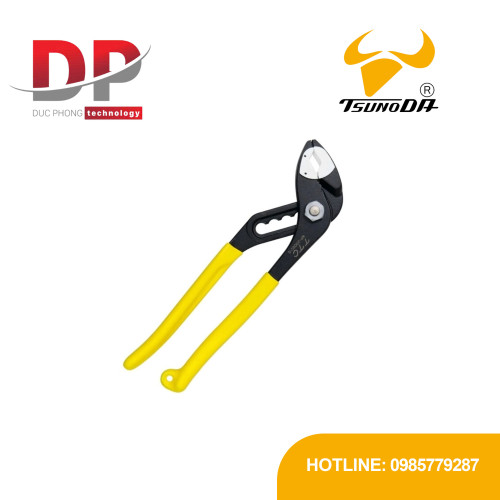 Kìm mỏ quạ, mỏ nhựa chống trầy Tsunoda WP-200SC-S 8 inch, có lò xo