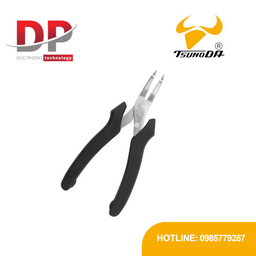 Kìm mũi cong thép không gỉ Tsunoda SPB-140 5.5 inch