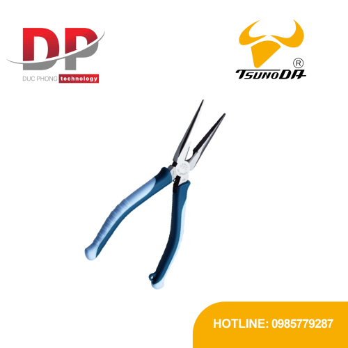 Kìm mũi nhọn cán đàn hồi có lò xo Tsunoda RP-200HGS 200 mm