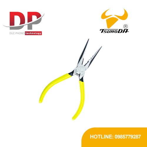 Kìm nhọn đa năng 150mm có lò xo Tsunoda KRP-150S (Nhật Bản)