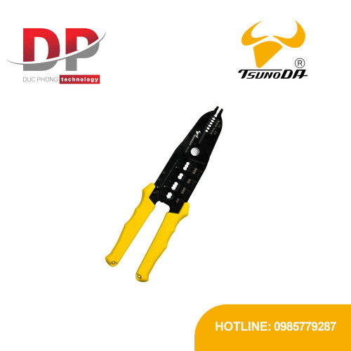 Kìm tuốt dây cáp đa năng Tsunoda VAS-230 9 inch, tuốt phi2.0 mm 3 lõi