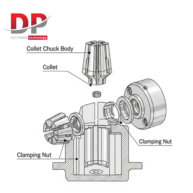 Cấu tạo collet