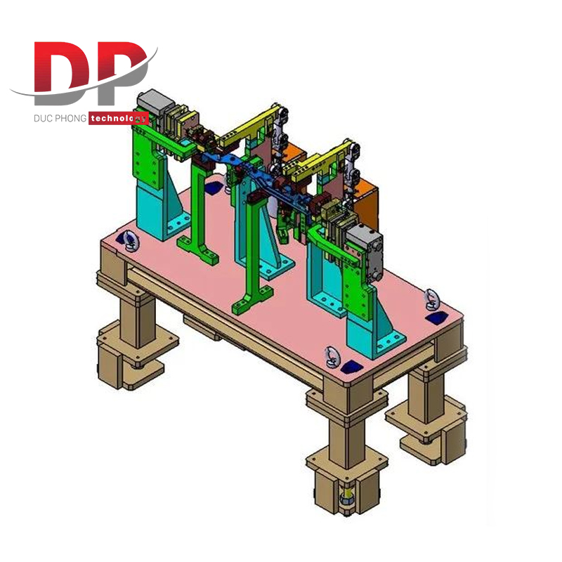 Hình minh họa cấu tạo đồ gá hàn