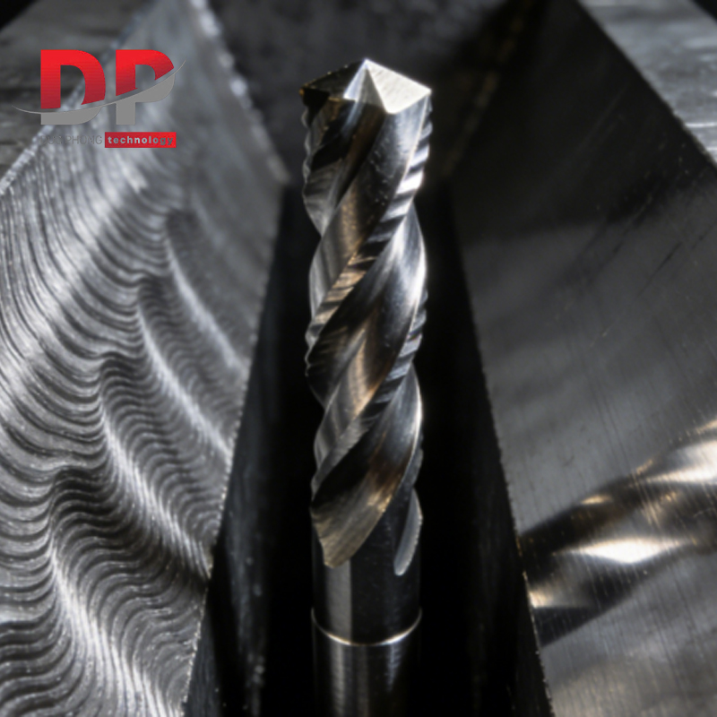 Rung động tạo ra do dao phay setup sai lệch