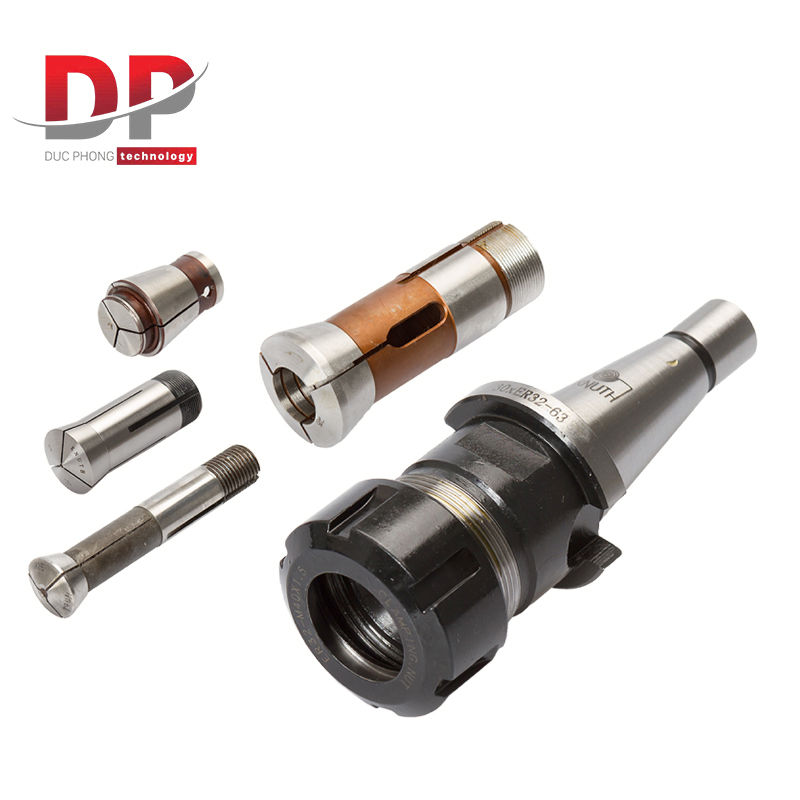 Dùng collet hay đầu kẹp mũi khoan định tâm