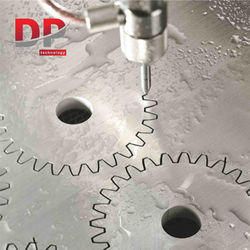 Cắt tia nước ứng dụng cắt chi tiết cơ khí