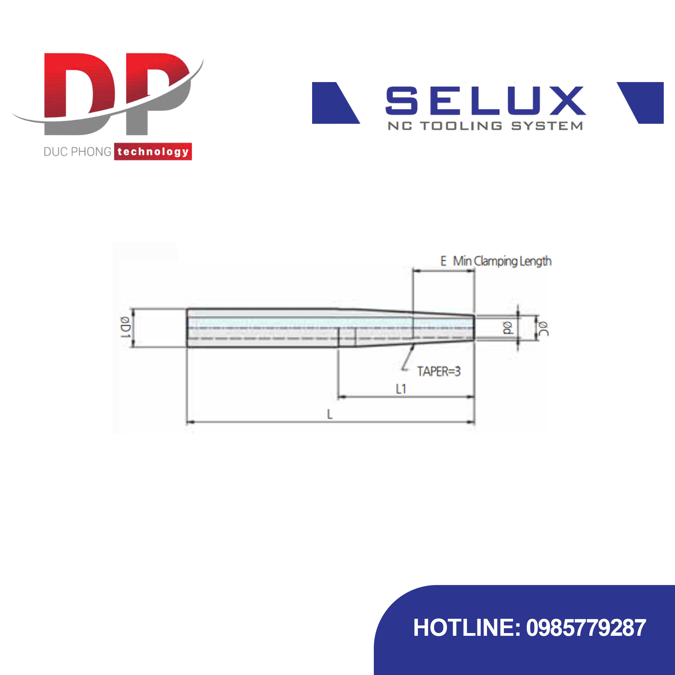 Bầu kẹp co nhiệt Series ST Shank - Selux (SHRINK FIT HOLDER)