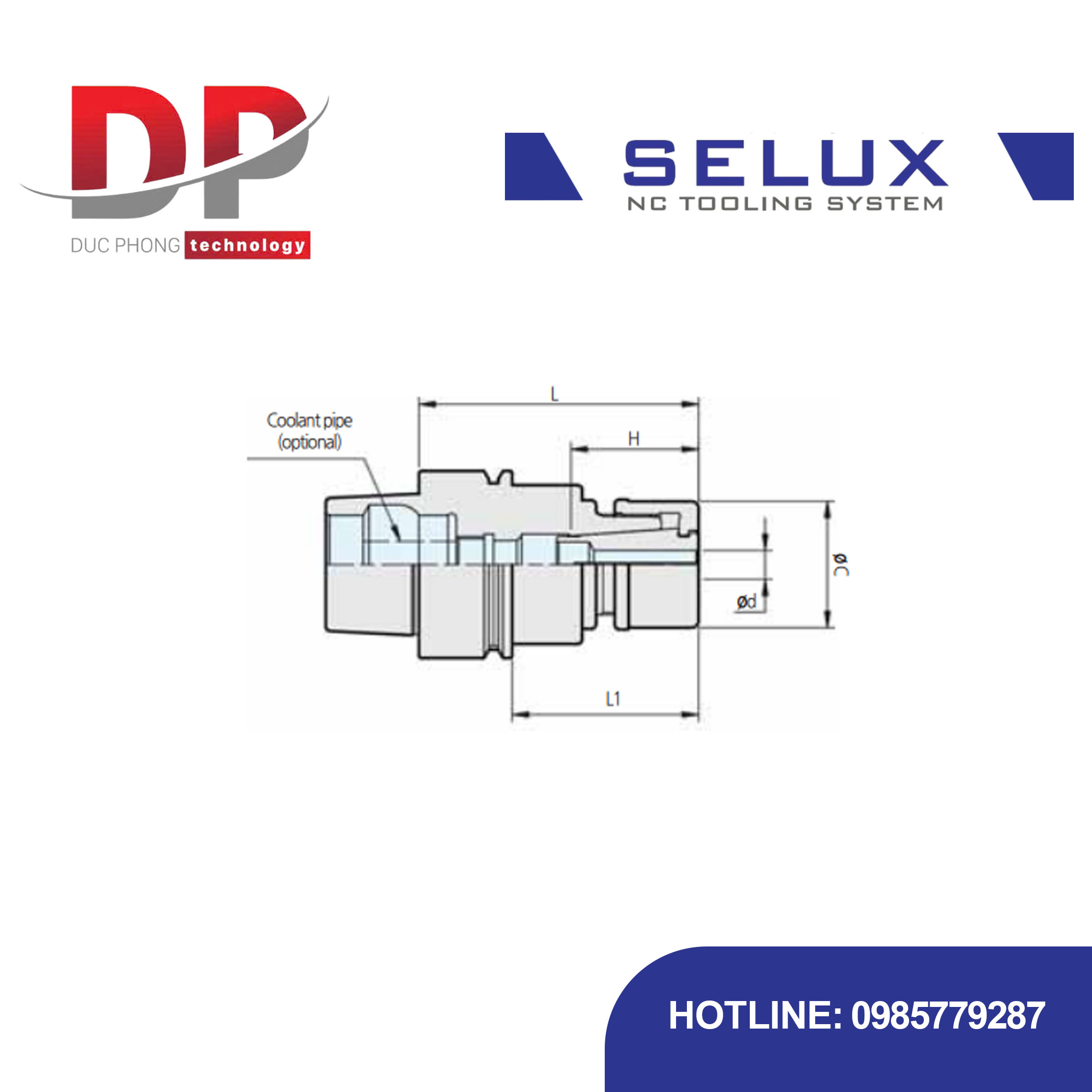 Bầu kẹp collet tốc độ cao GSK chuôi HSK-E Series HSK Shank - Selux (GSK COLLET CHUCK) HSK-E TYPE
