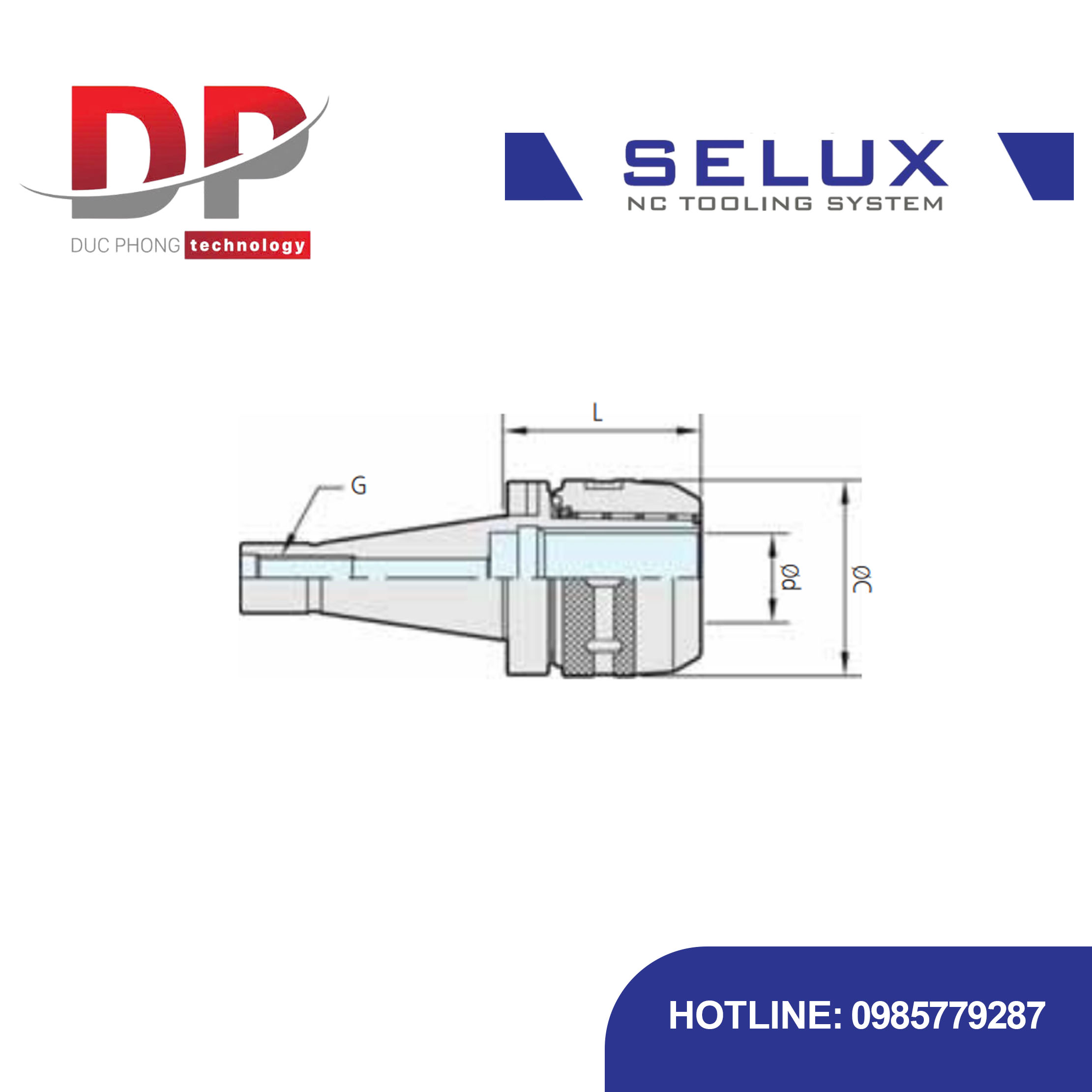 Bầu kẹp dao phay NT Series NT/MT Shank - Selux (NT MILLING CHUCK)