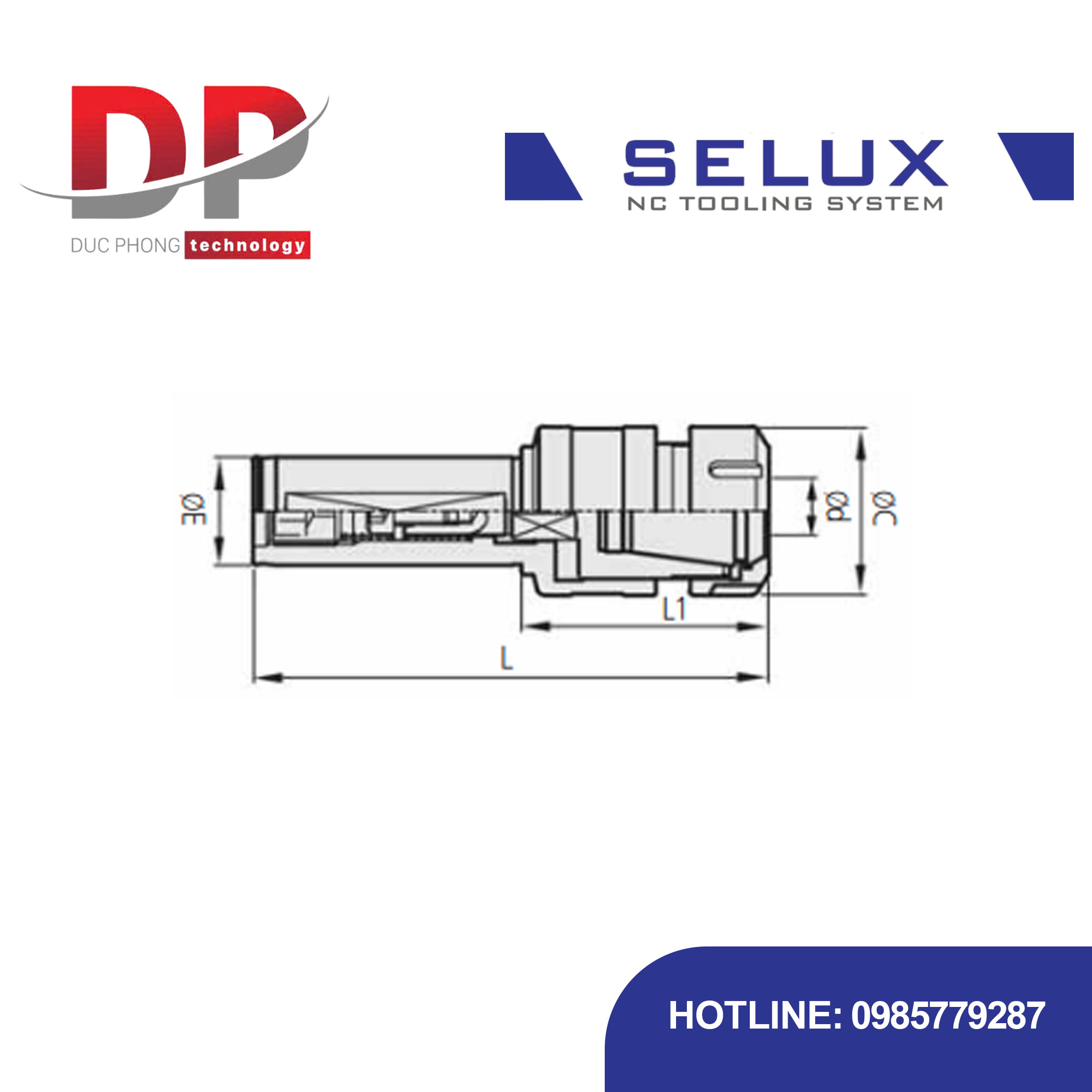 Bầu kẹp Taro Collet ER Series ST Shank - Selux (FLOATING ER TAP CHUCK)