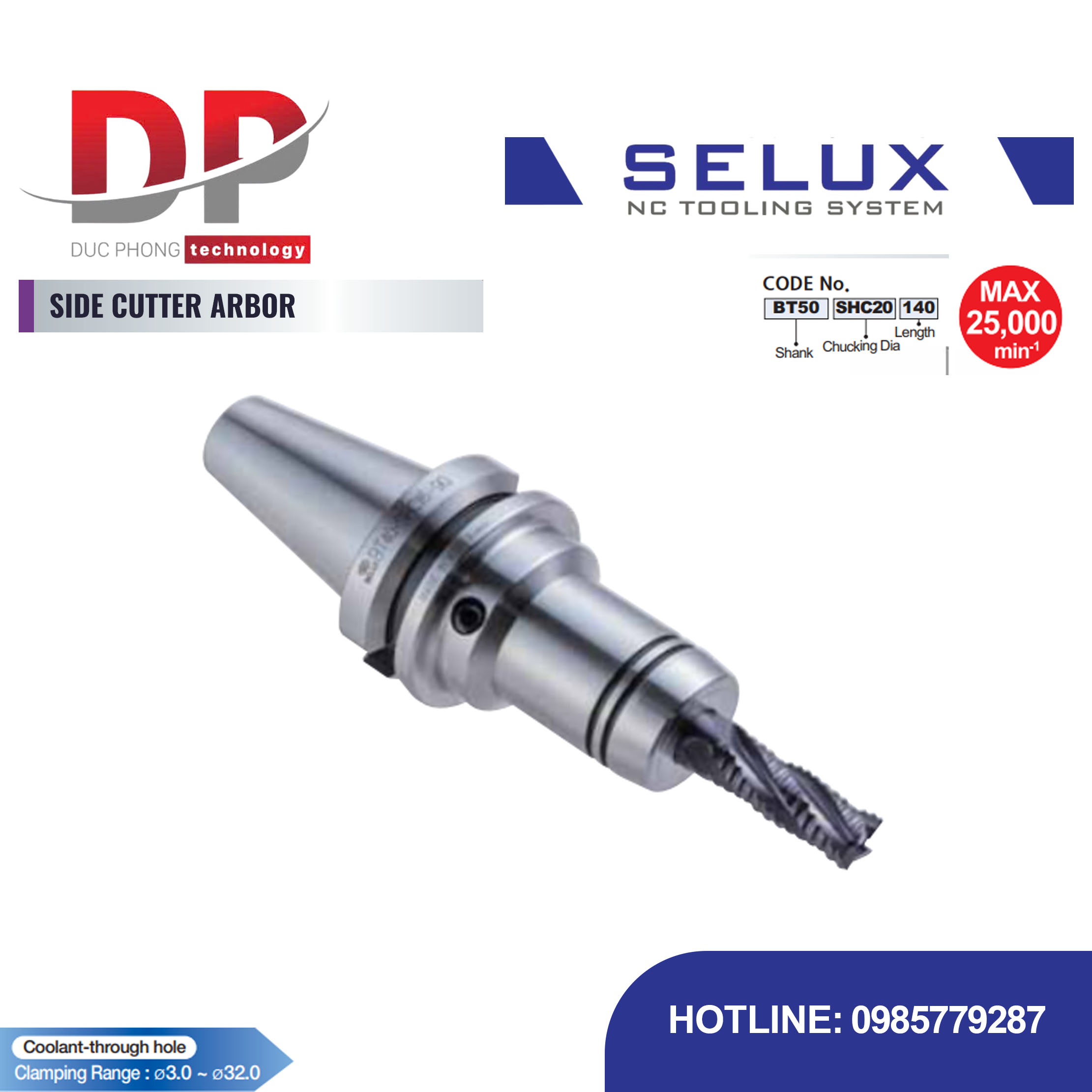 Bầu kẹp thủy lực Series BT Shank - Selux (HYDRAULIC CHUCK)