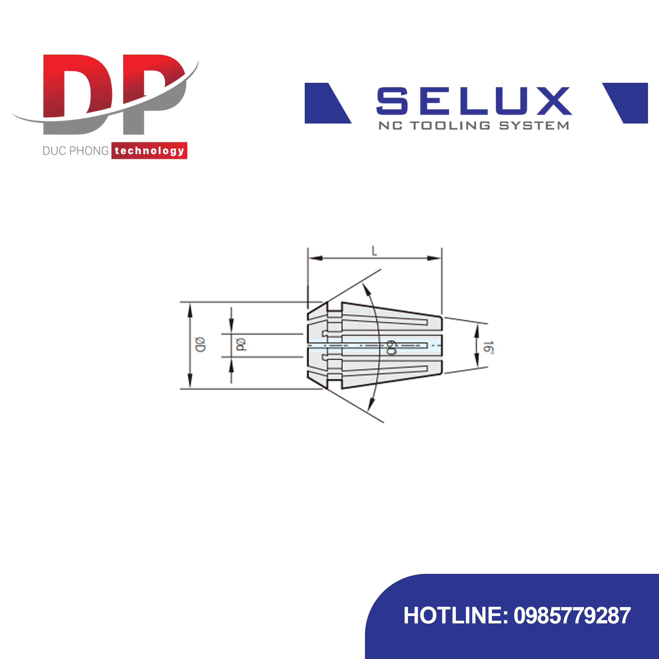 Collet ER Series Accessory - Selux (ER COLLET)