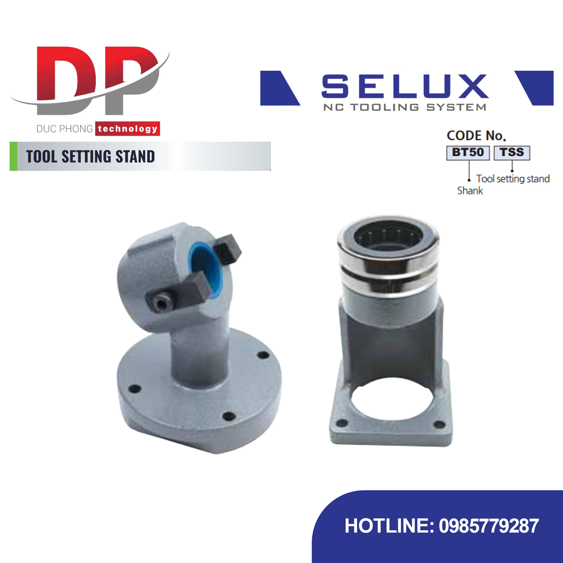 Giá đỡ cố định bầu kẹp Series Accessory - Selux (TOOL SETTING STAND)