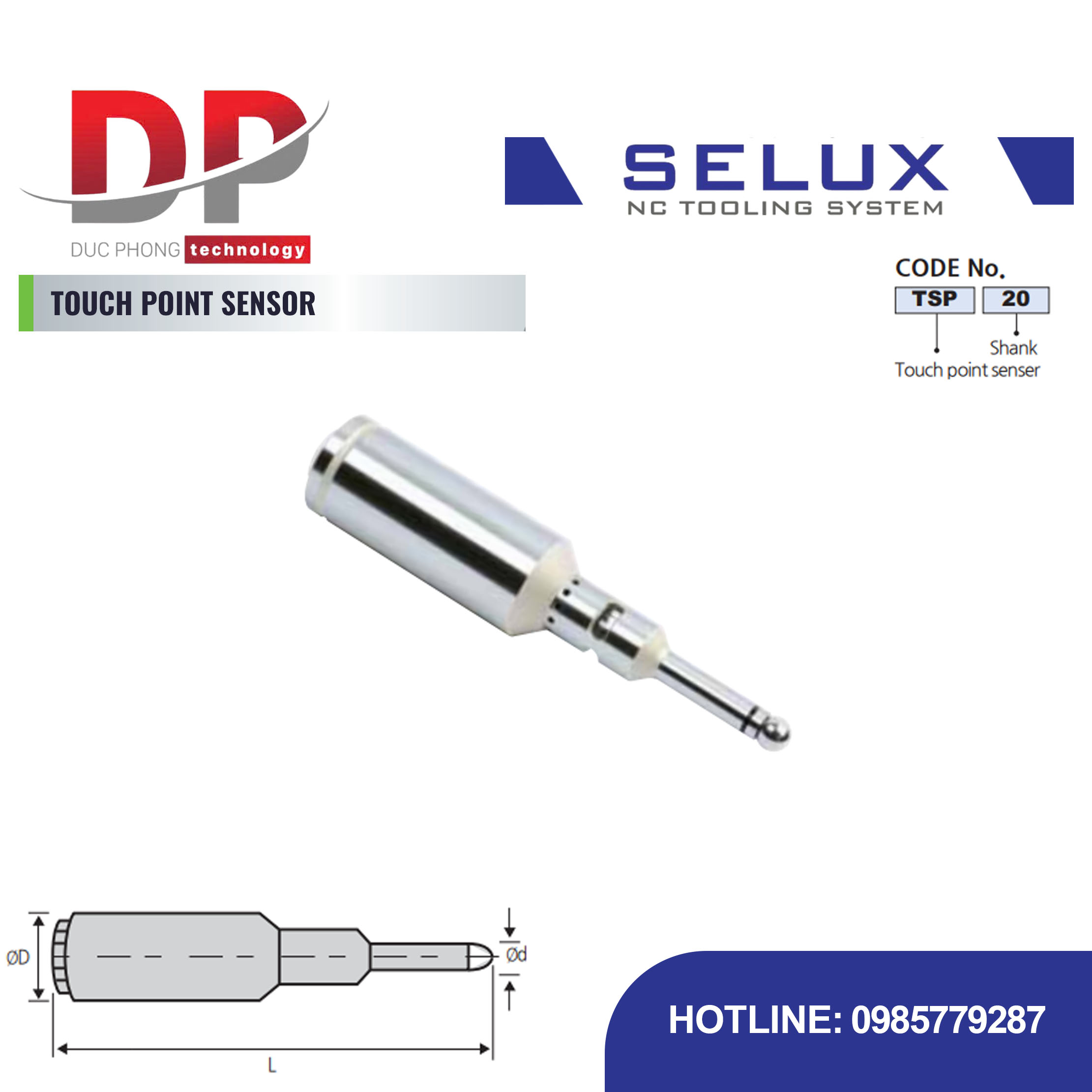 Thiết bị đo lường độ chính xác cao Series Accessory - Selux (TOUCH POINT SENSOR)