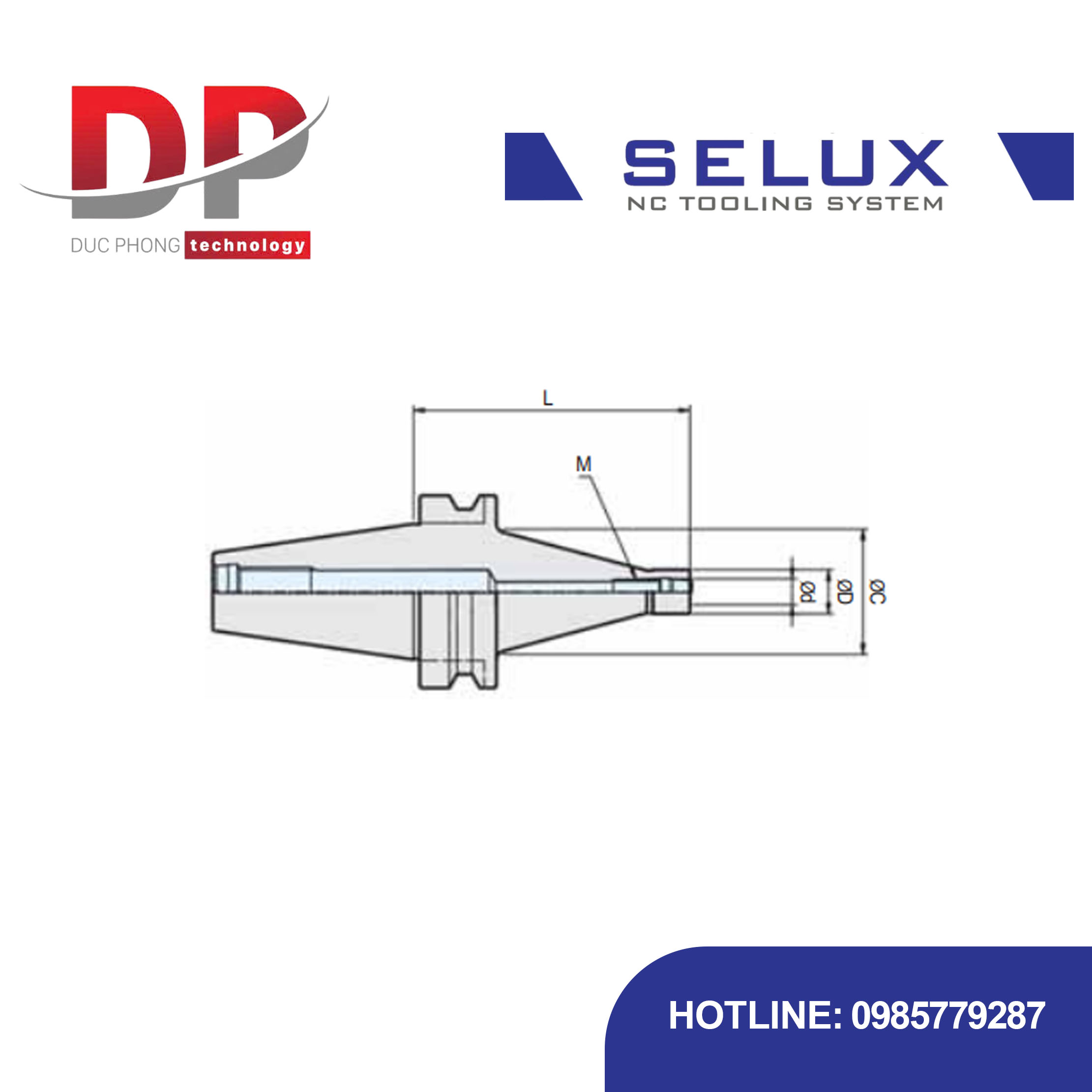 Trục gá dao phay chuyên dụng Series BT Shank - Selux (PRO MILL ARBOR)
