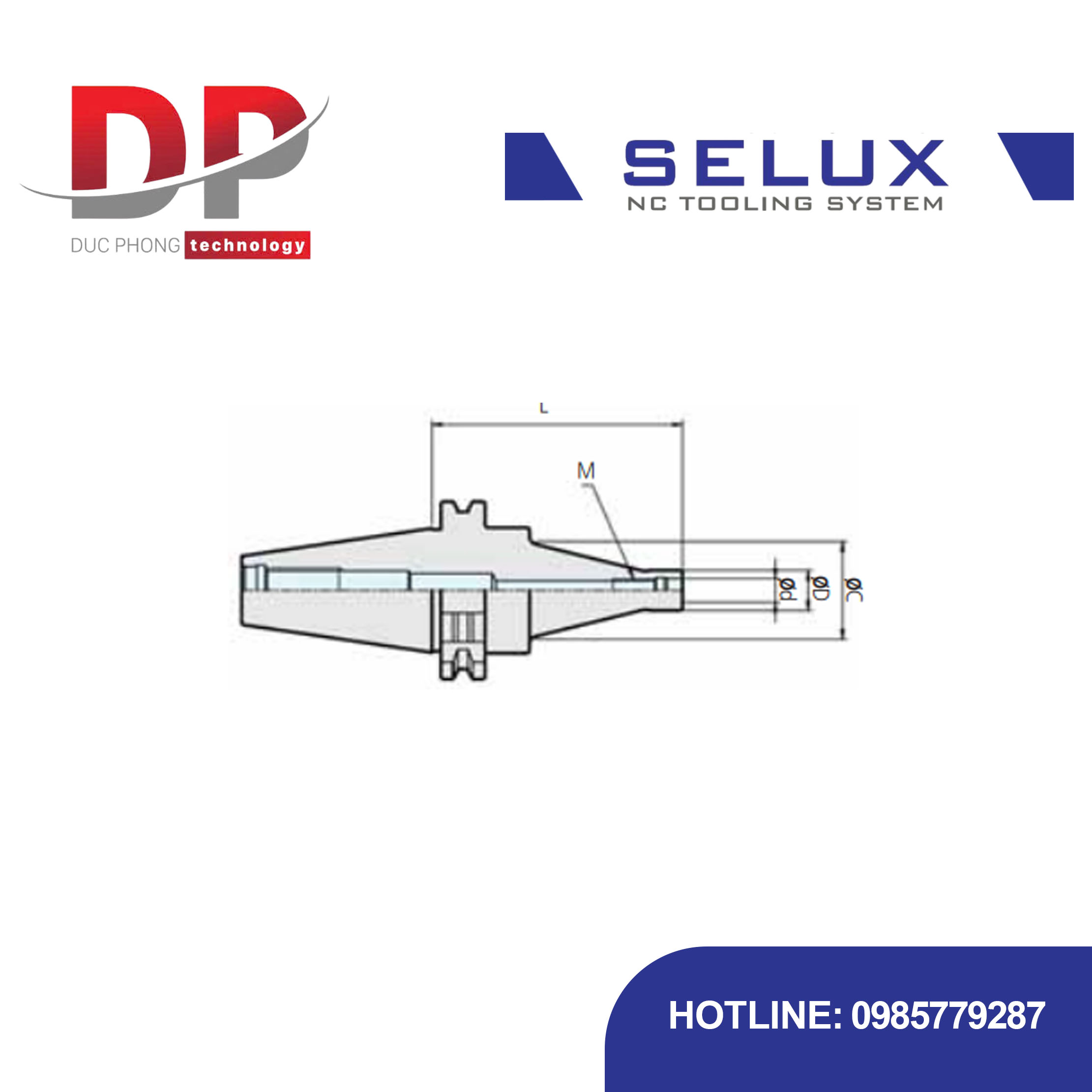 Trục gá dao phay Pro Series SK Shank - Selux (PRO MILL ARBOR)