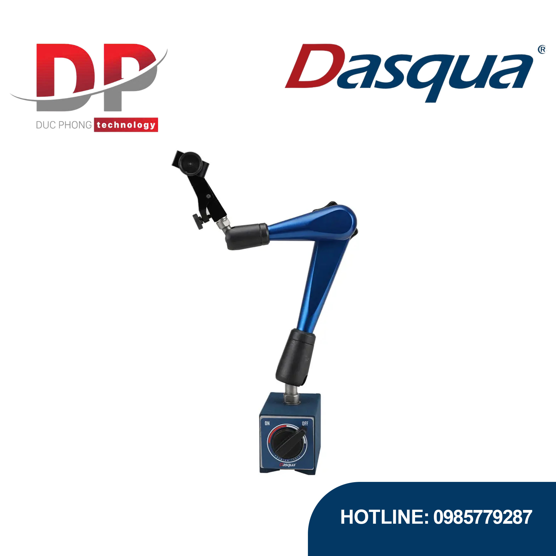 Chân đế từ tính có nhiều khớp trục gá đồng hồ so Series 7121 - Dasqua