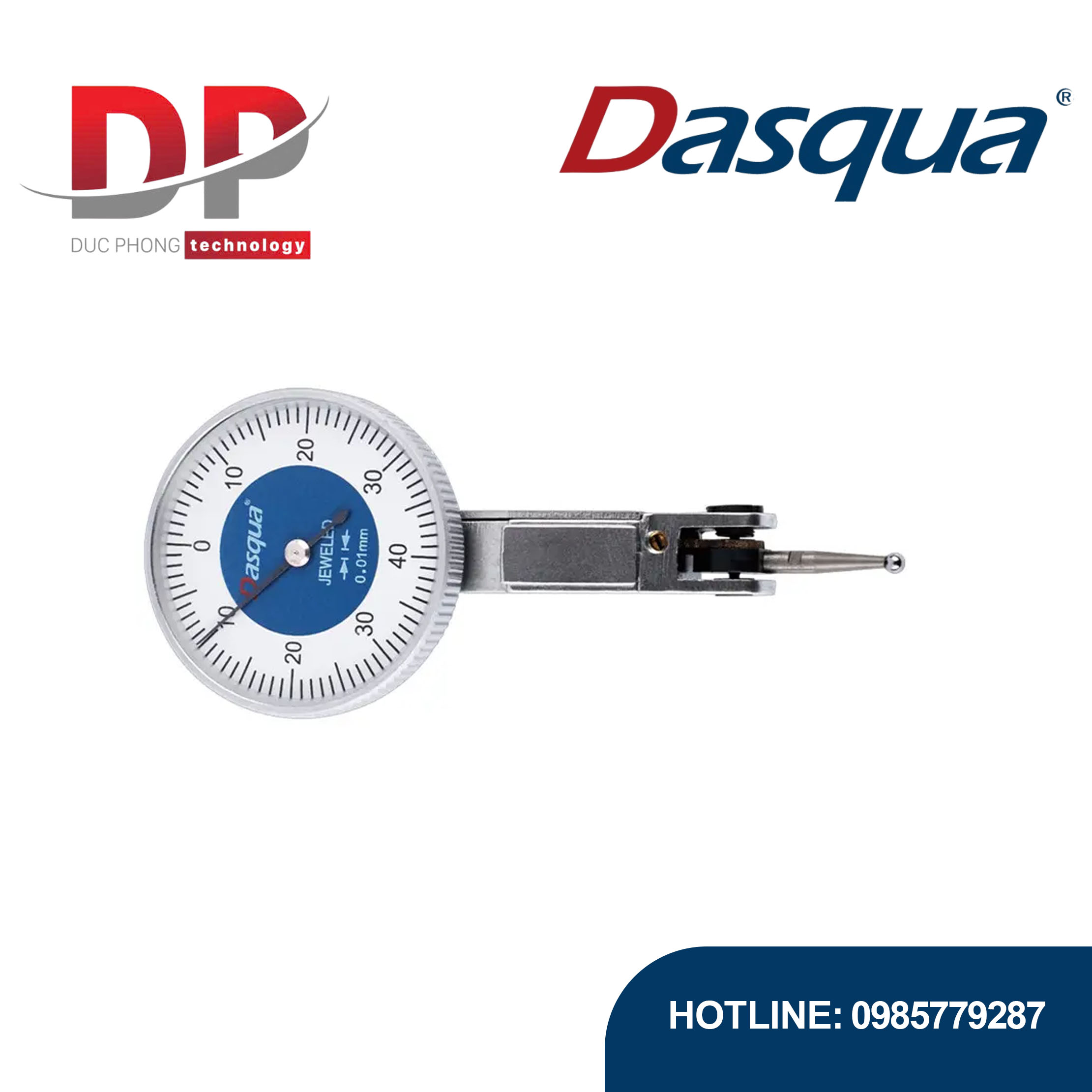 Đồng hồ so chân gập chống sốc Series 5221-5222 - Dasqua