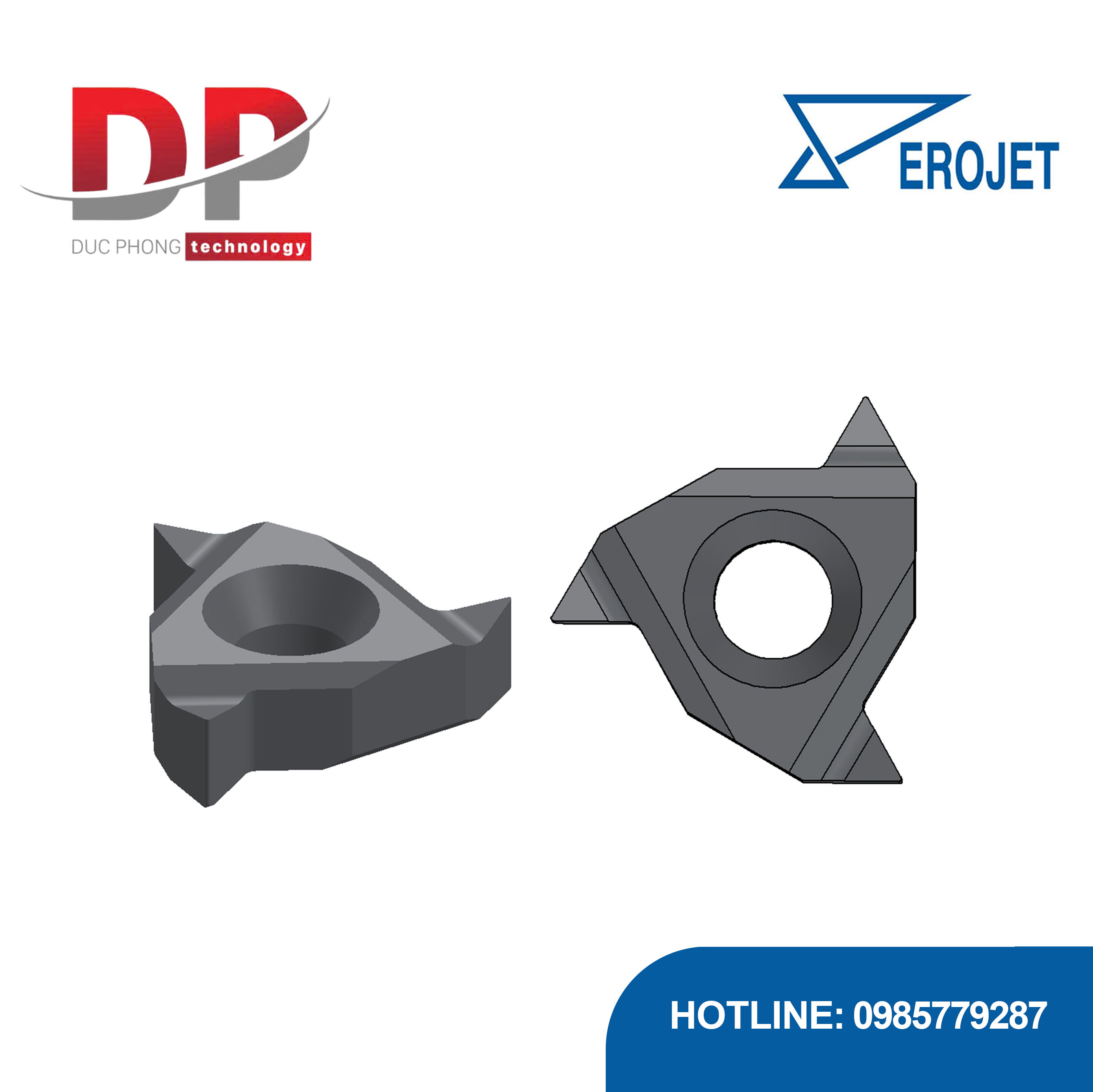 Mảnh tiện cho dao tiện thương hiệu Erojet