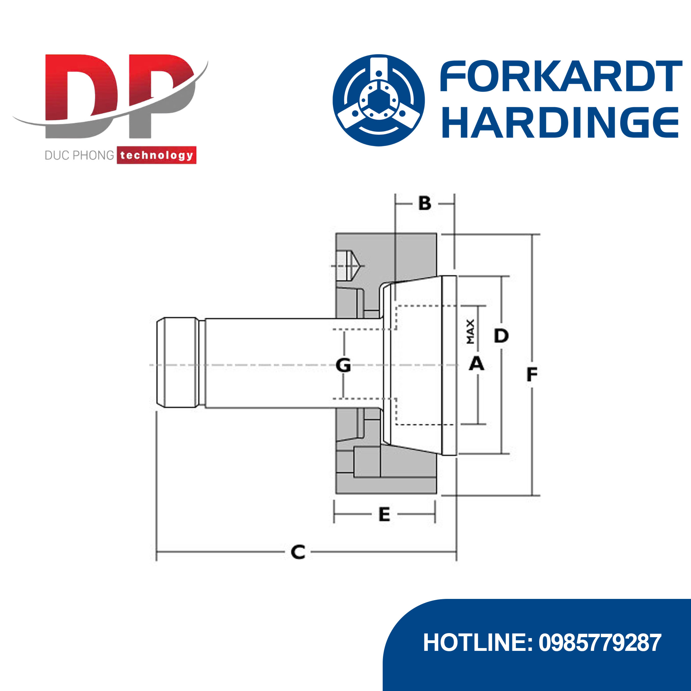 dau-kep-16c-4-step-chuck-square-forkardthardinge