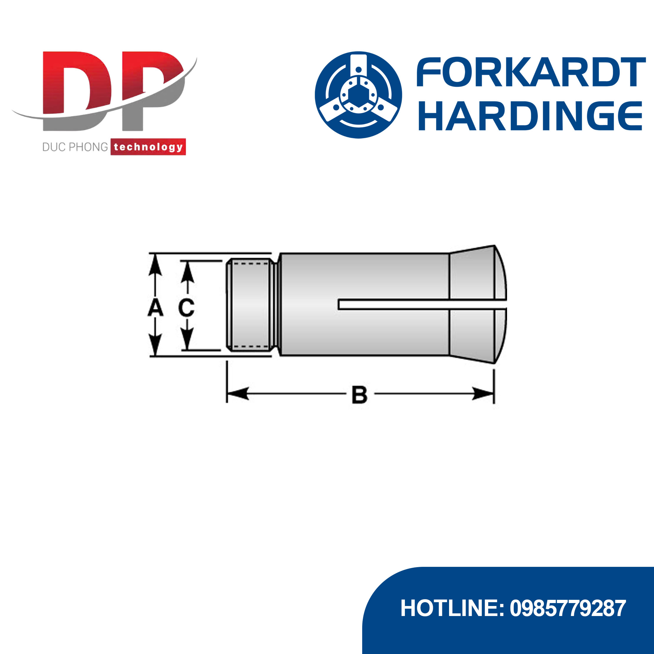 dau-kep-16c-rectangular-collet-forkardthardinge
