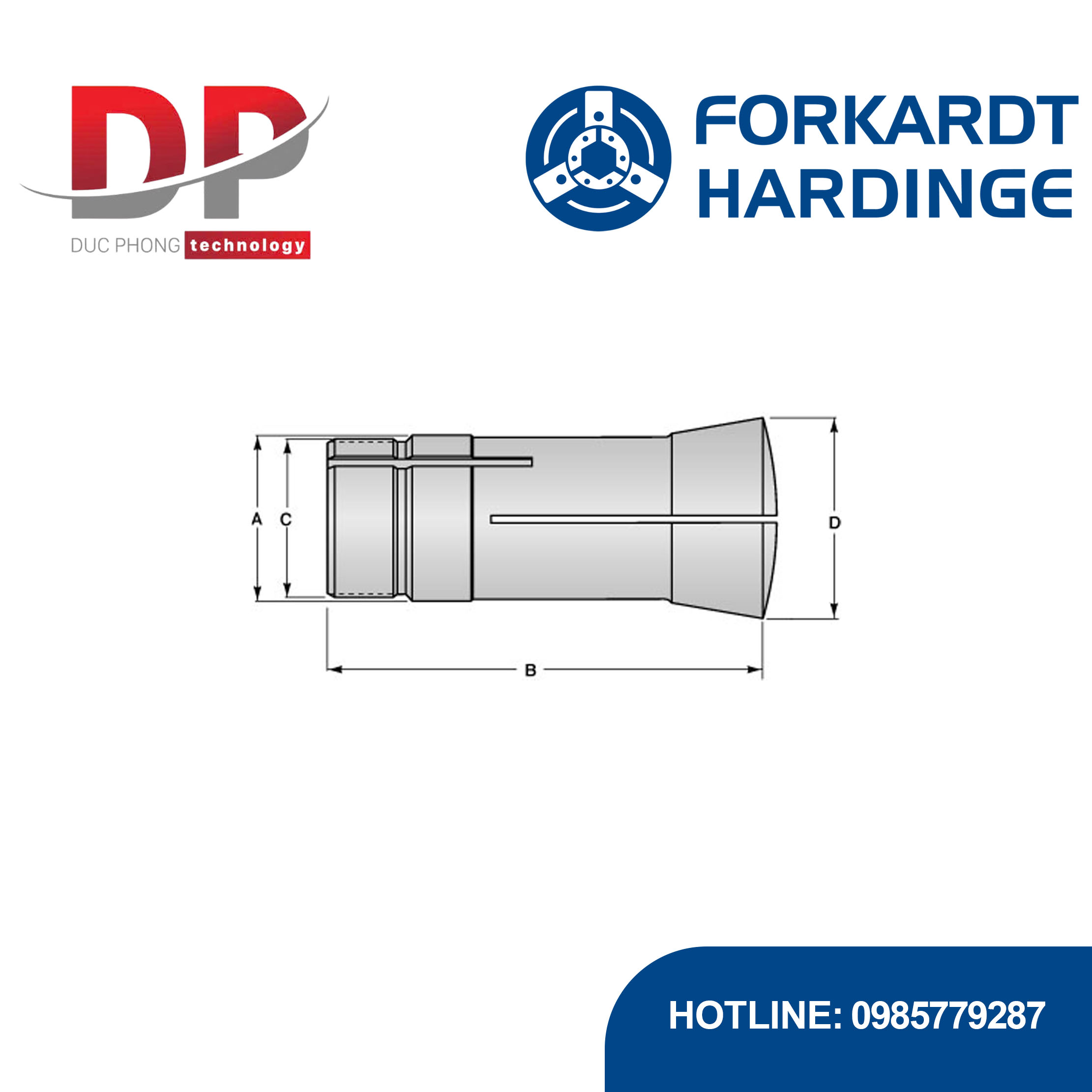 dau-kep-25c-rectangle-collet-forkardthardinge