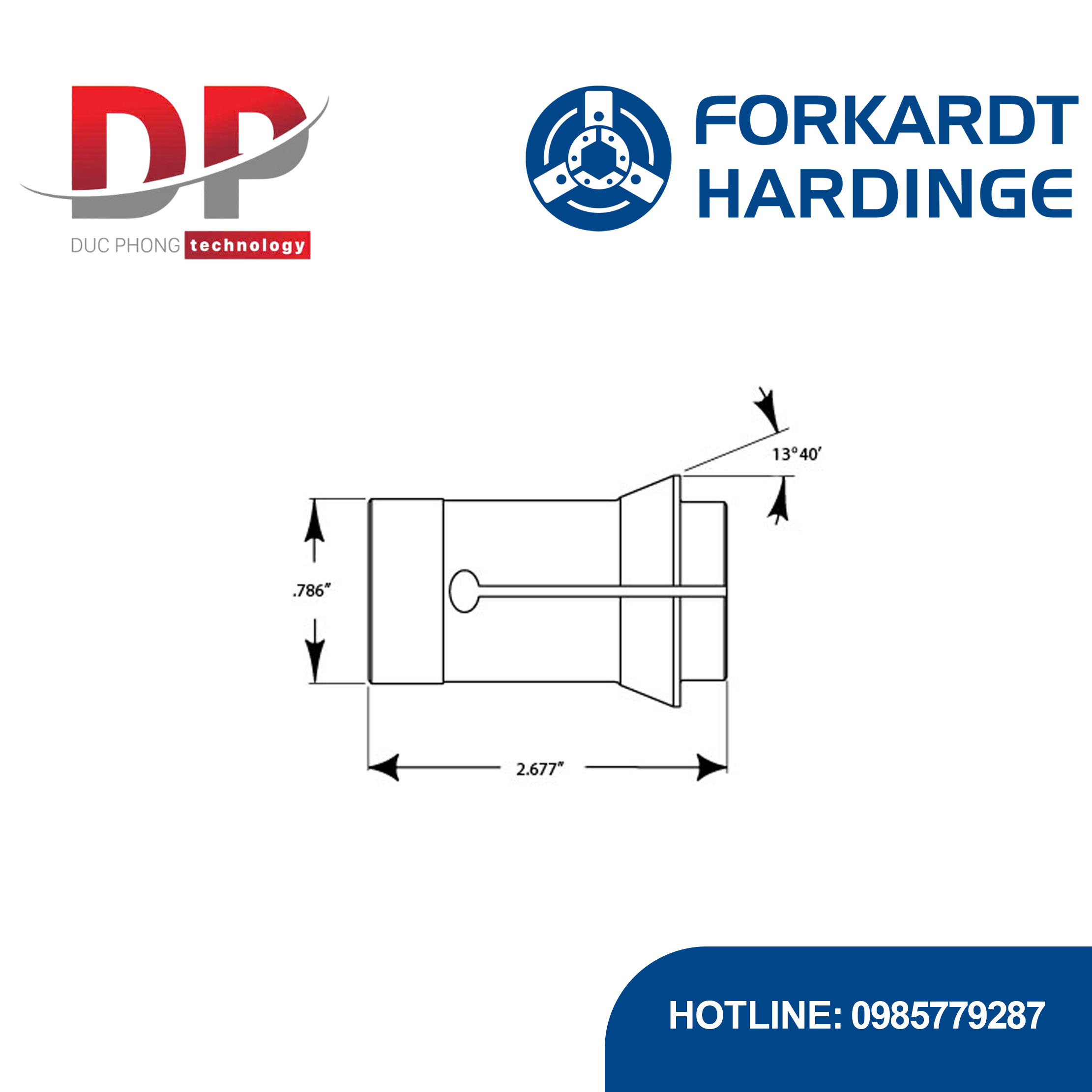 dau-kep-p16-nomura-hex-swiss-collet-with-standard-keyway-forkardthardinge