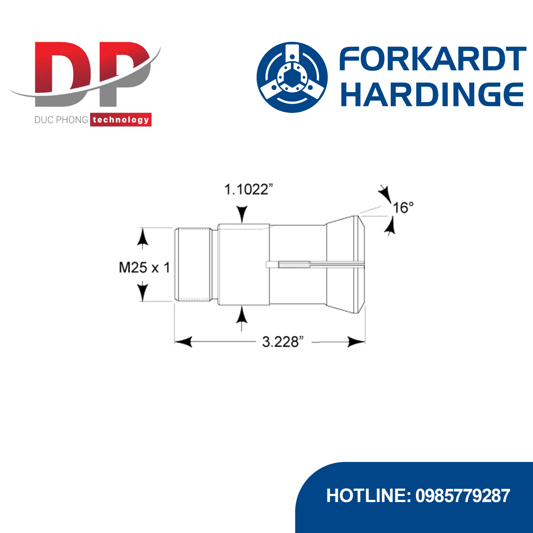 dau-kep-td25s-square-steel-swiss-guide-bushing-forkardthardinge