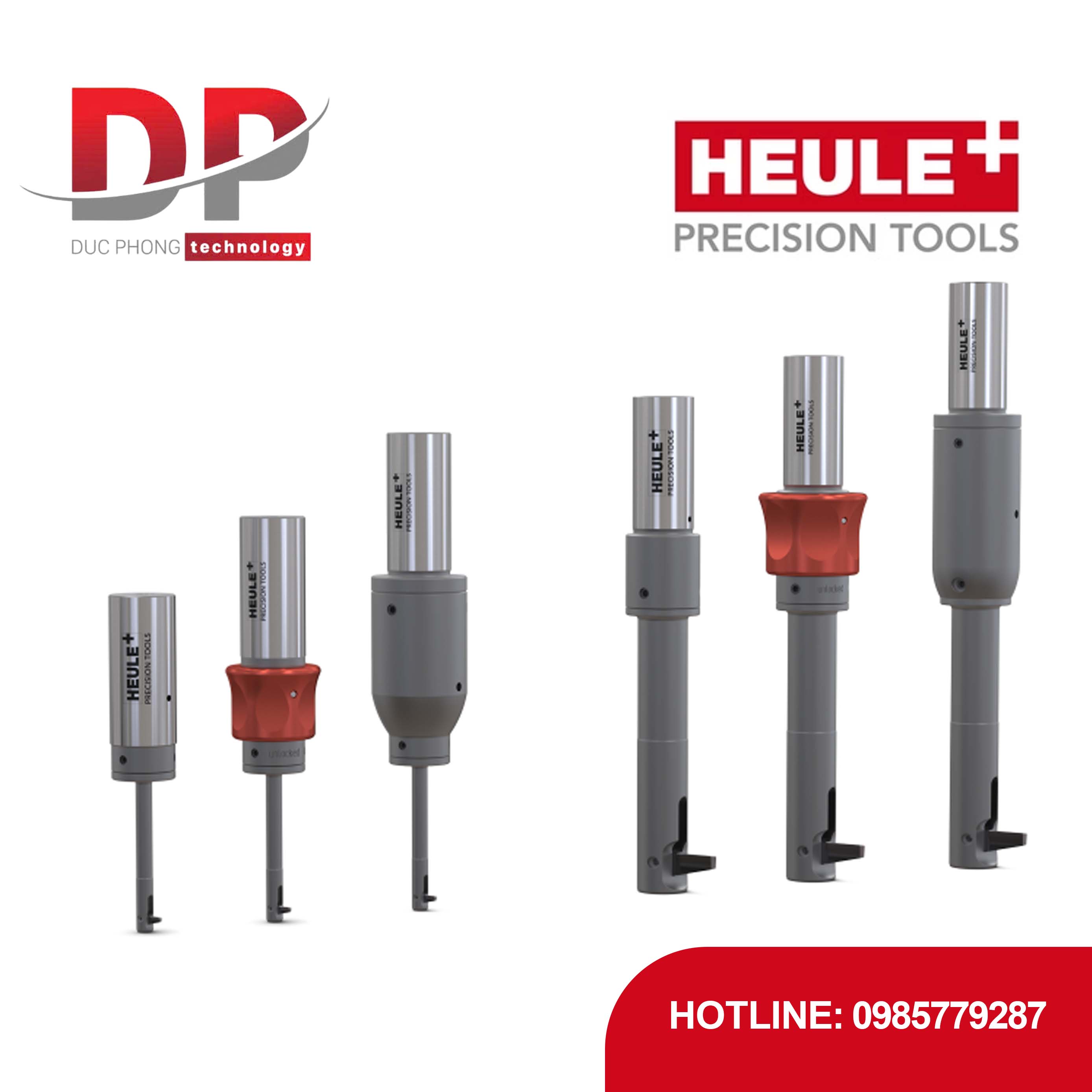 Dao doa/vát cạnh HEULE GH-K, gia công kim loại, chống rung lắc