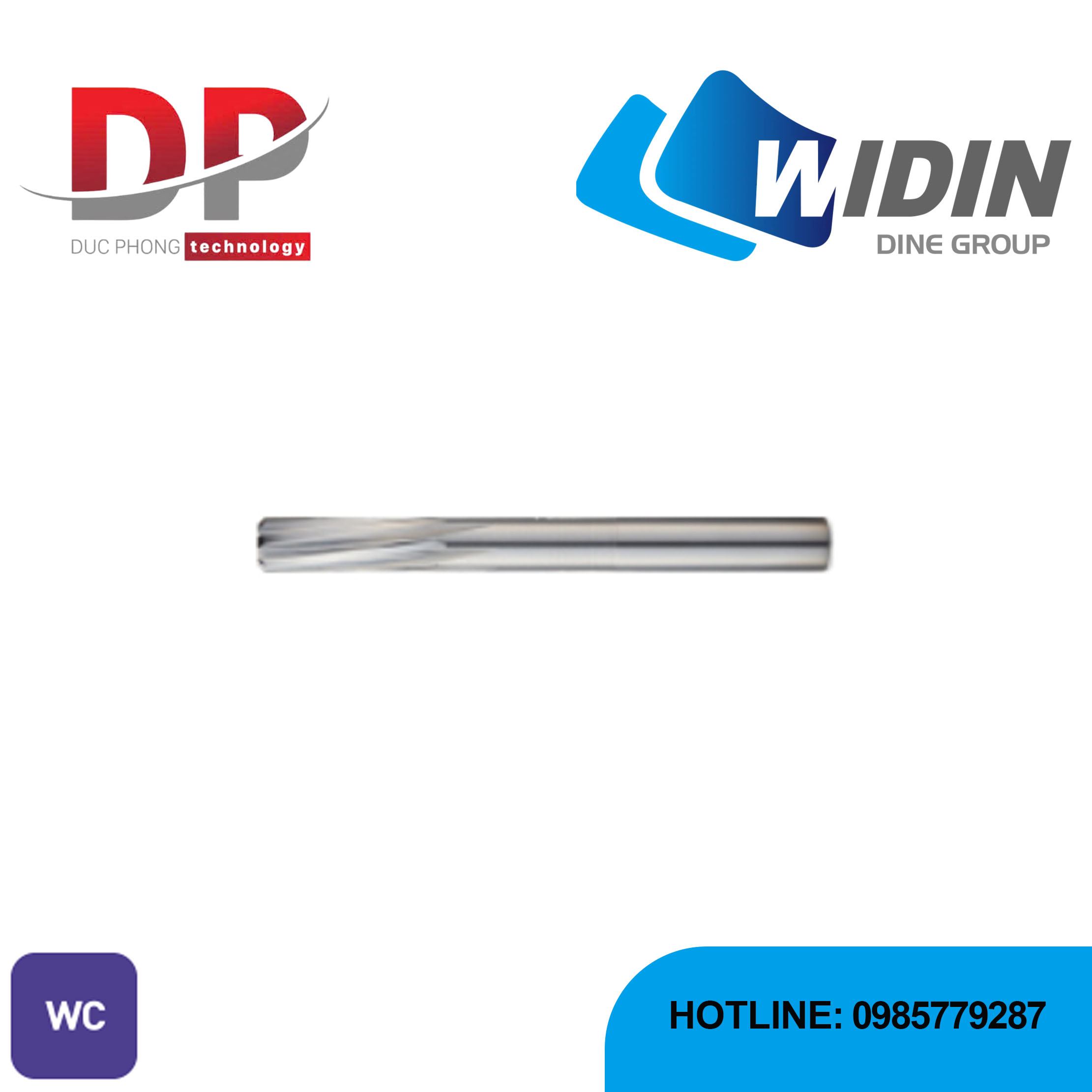 Mũi doa xoắn cổ dài series HRS - Widin