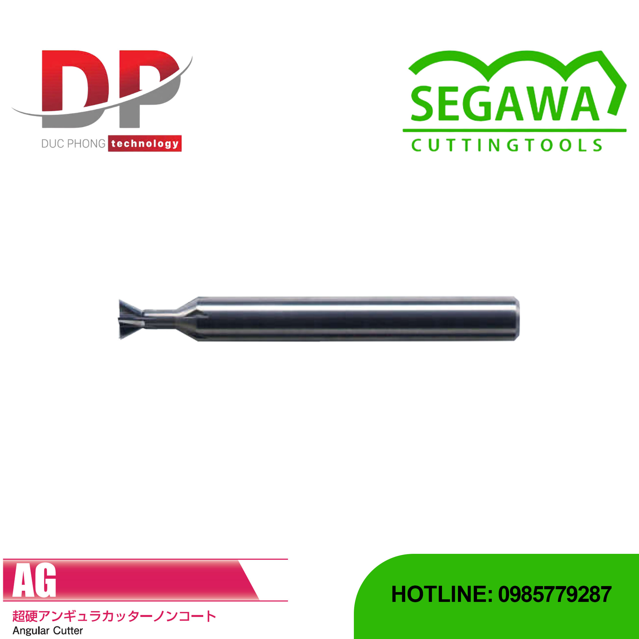 Dao phay góc AG Carbide 4-6 me - Segawa