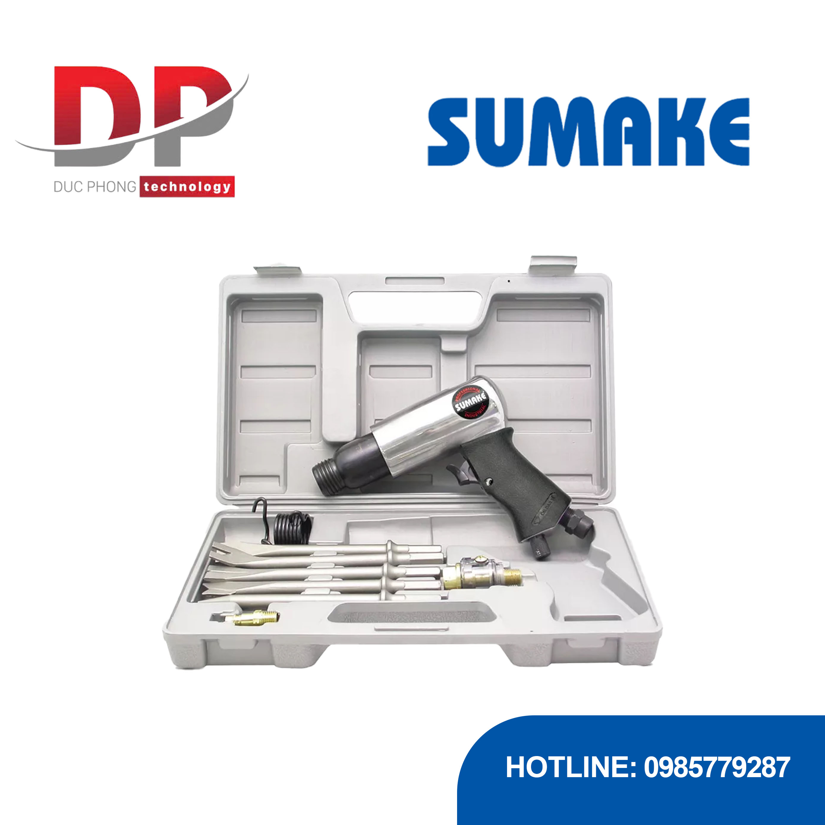 Bộ búa hơi 10 chi tiết 190mm Sumake ST-2212K-R/H