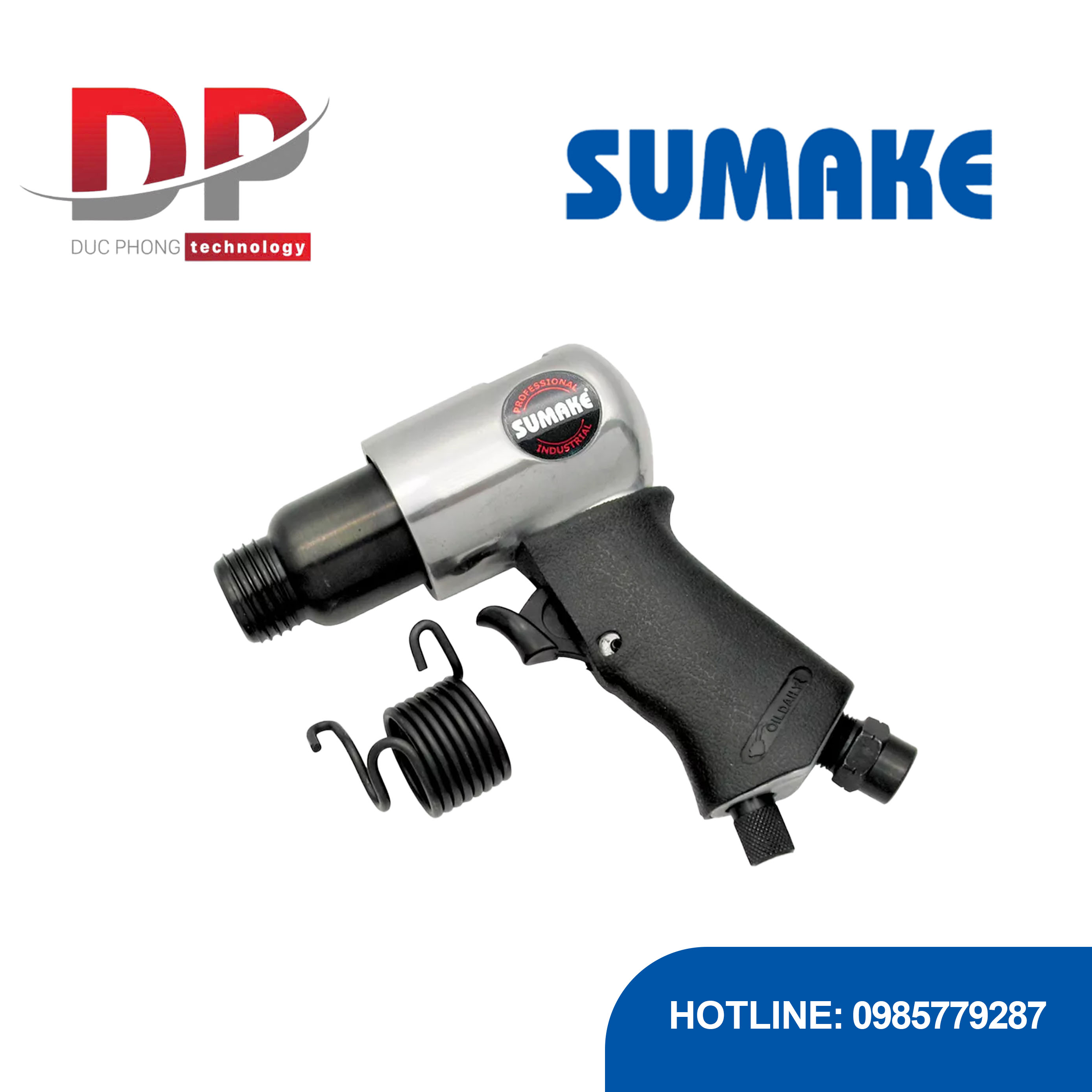 Búa hơi 150mm, đầu tròn/lục giác Sumake ST-2211