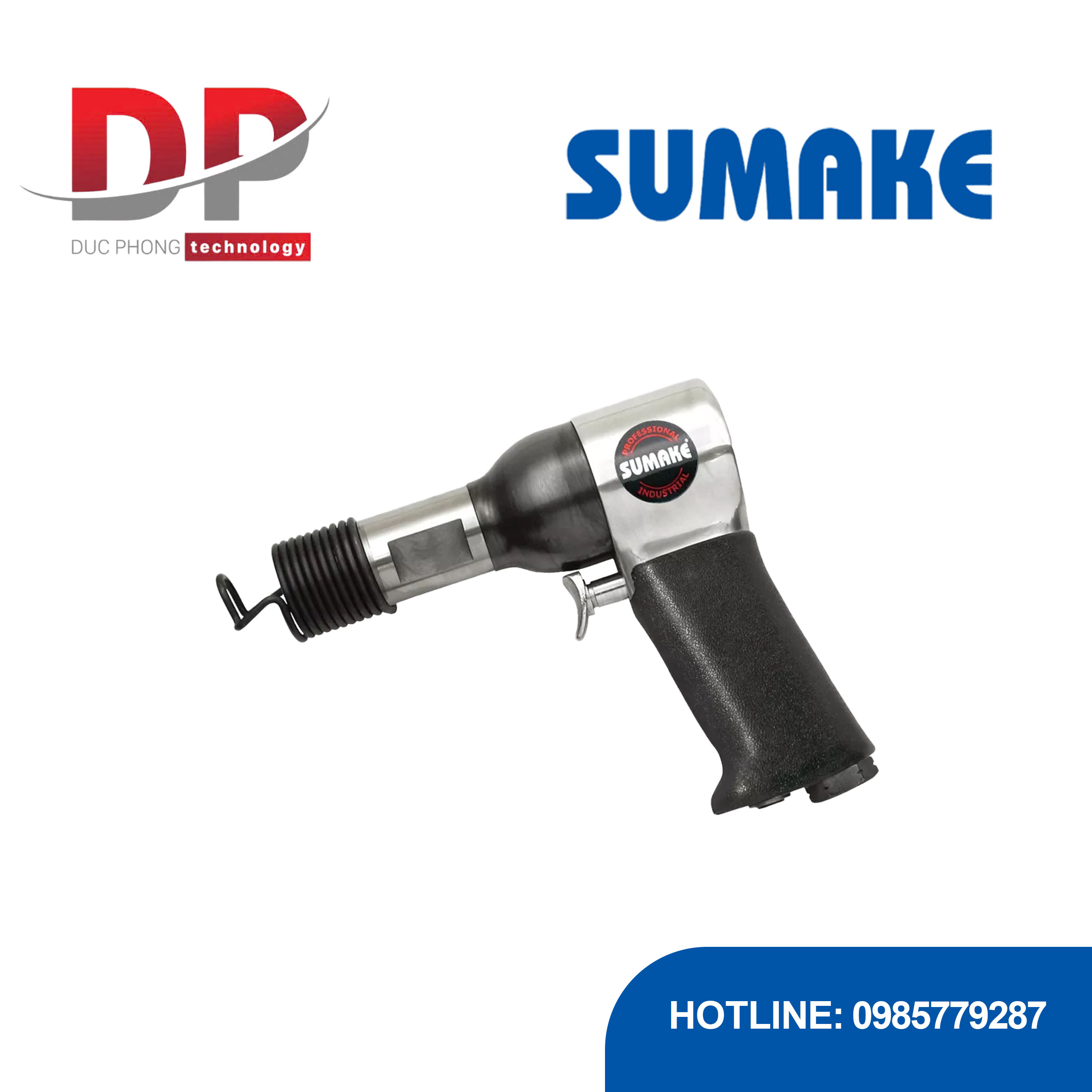 Búa tán đinh hơi cán súng 2 inch Sumake ST-2402