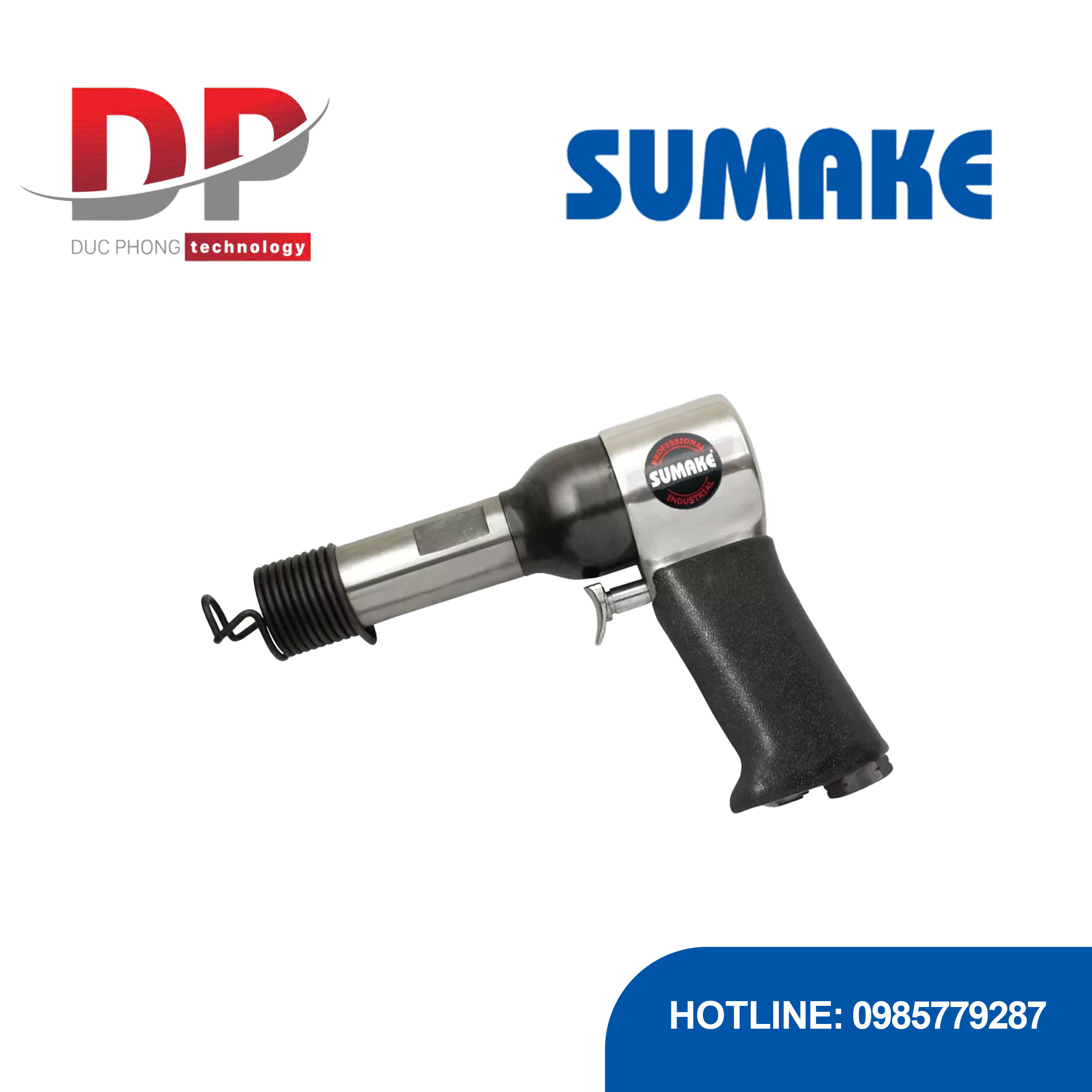 Búa tán đinh hơi cán súng 3 inch Sumake ST-2403