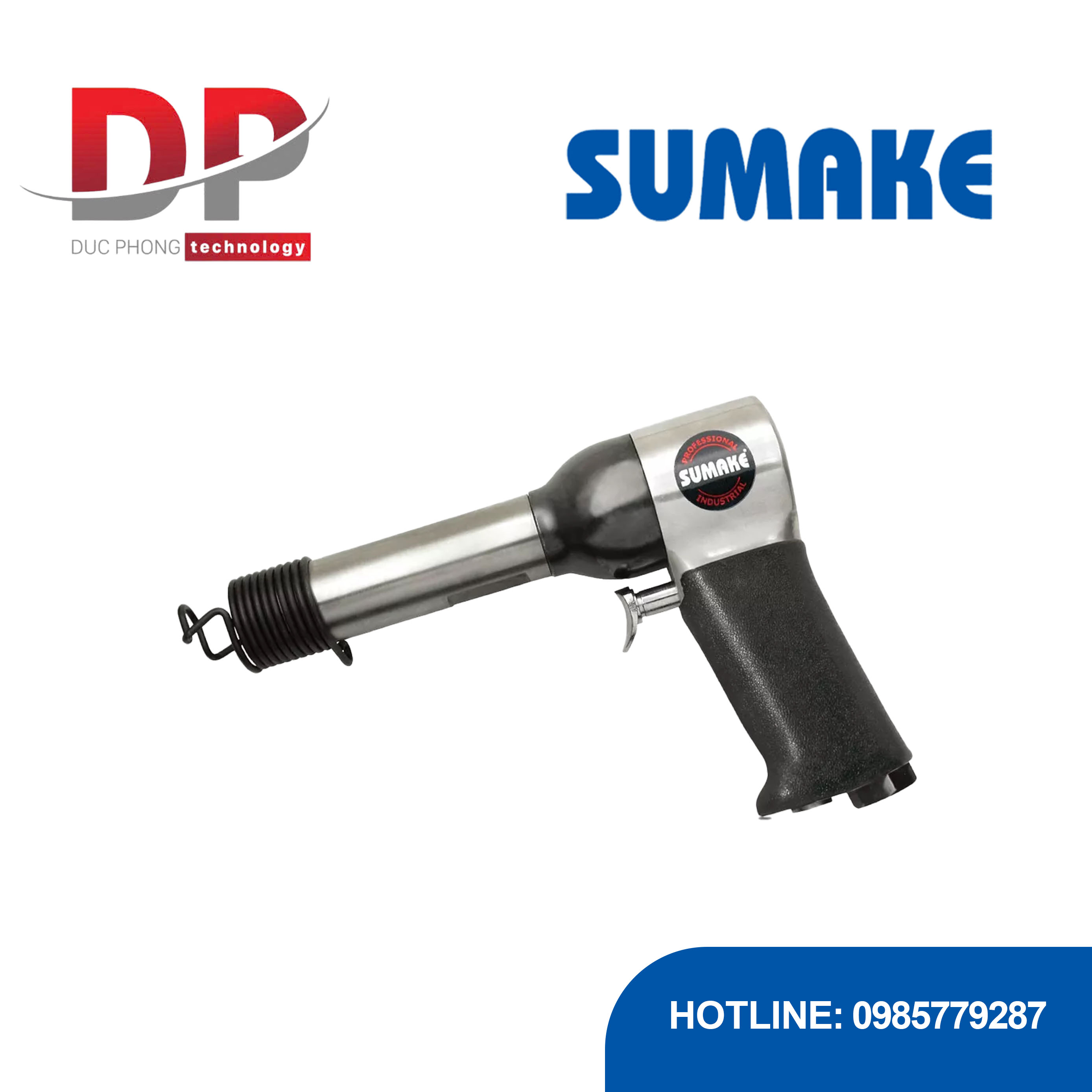Búa tán đinh hơi cán súng 4 inch Sumake ST-2404