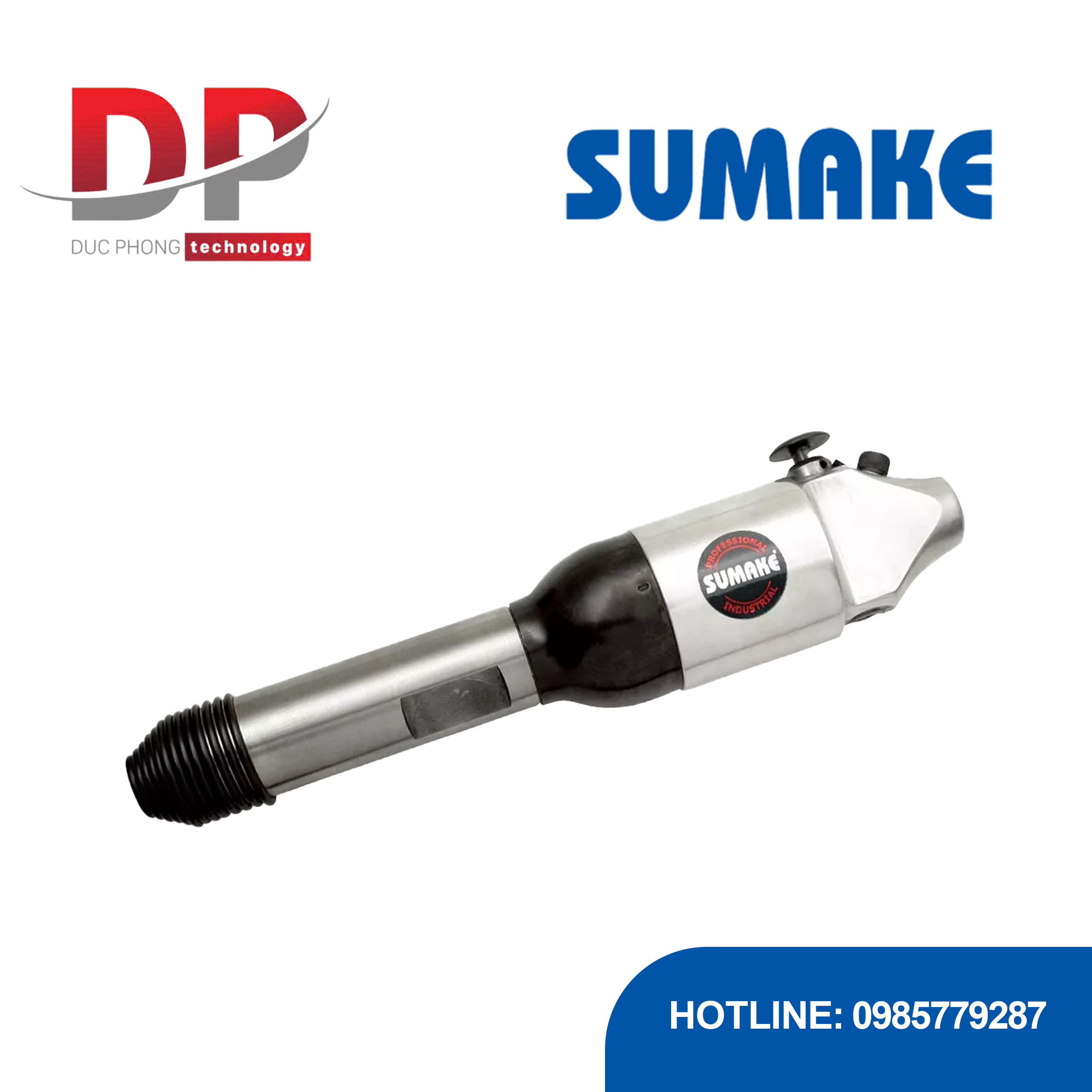 Búa tán đinh hơi kiểu thẳng 4 inch Sumake ST-2404S
