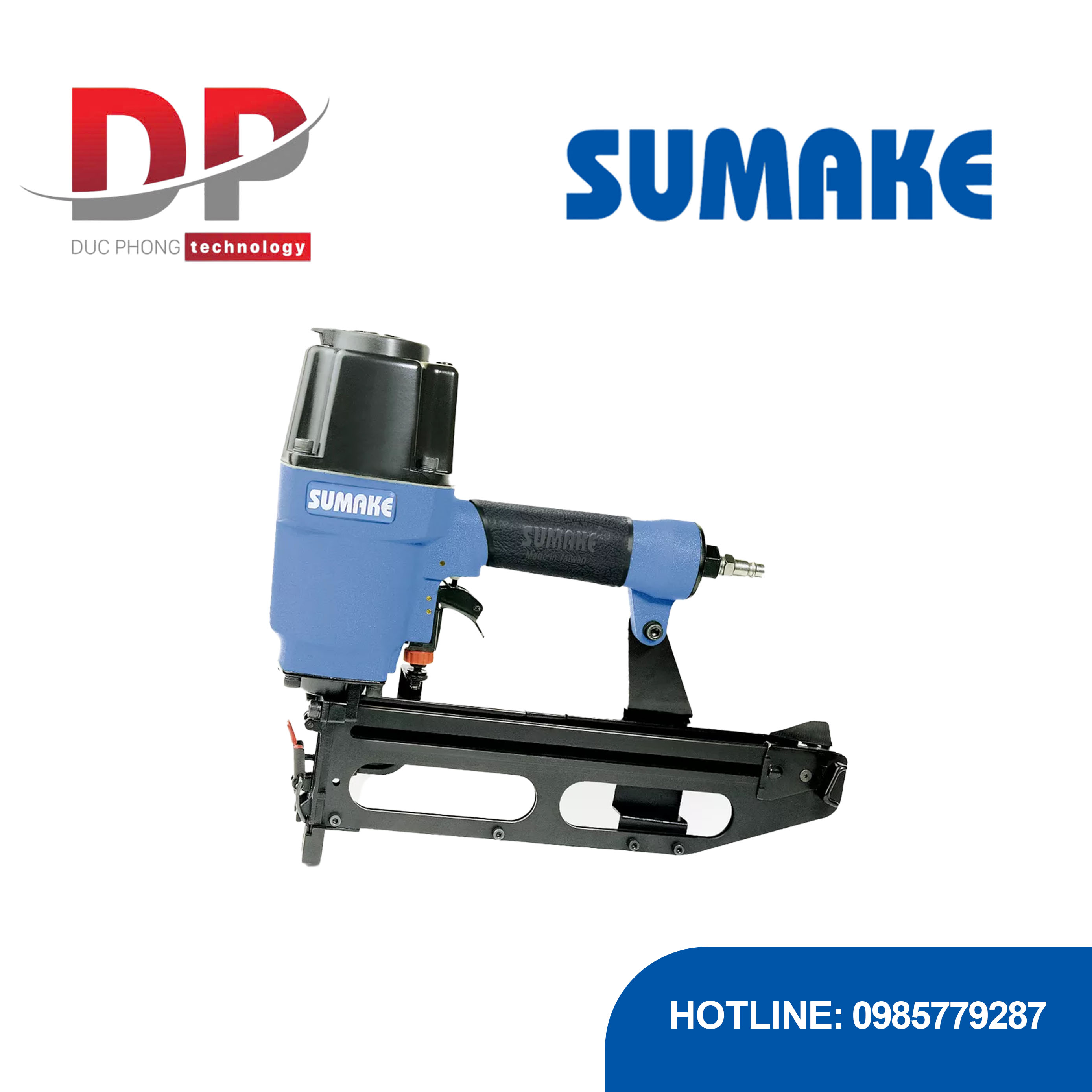 Máy bắn đinh hơi tải nặng 2 trong 1 Sumake T-64C (14 & 16 GA), đinh 32–64 mm