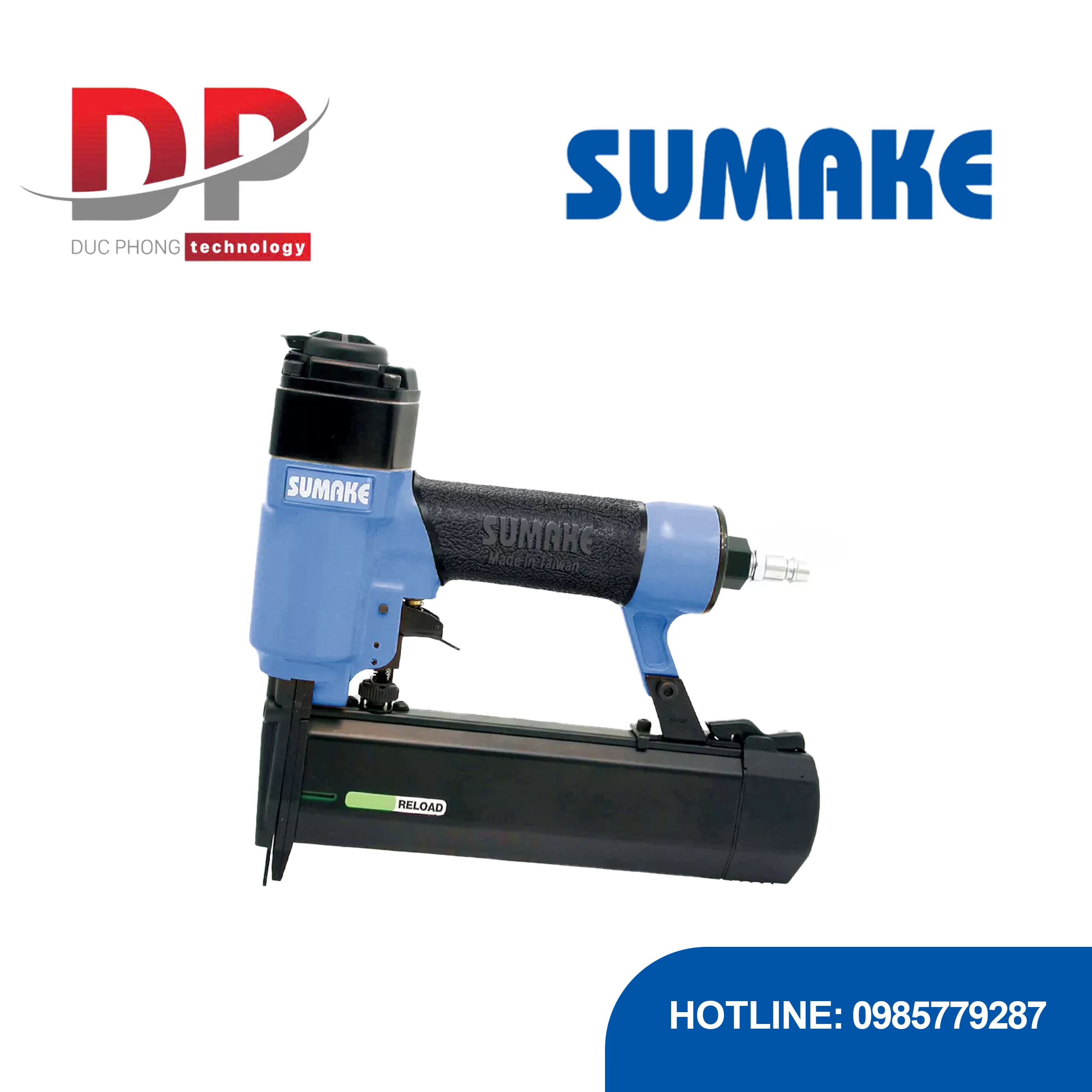 Máy bắn đinh và ghim hơi 2 trong 1 Sumake F18-50C (18 GA)