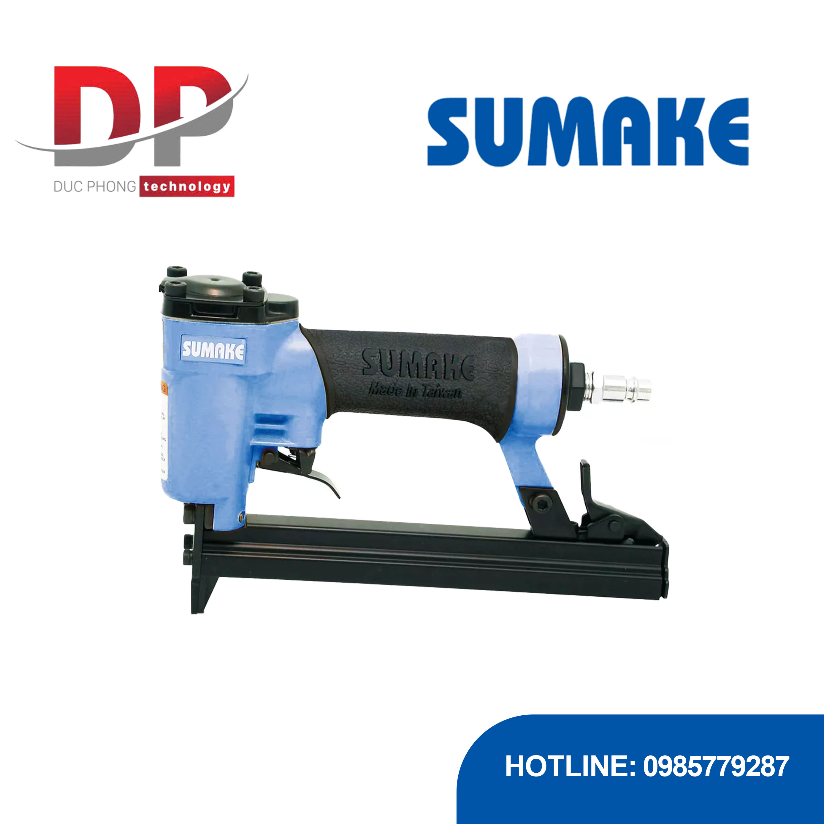 Máy bắn ghim dây mảnh hơi Sumake 84-16, lực bắn mạnh, tải 160 viên, chuyên dụng nội thất